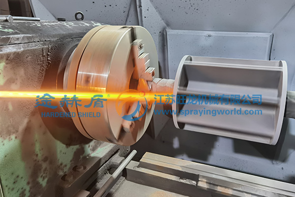 卸料閥轉子噴涂耐磨涂層